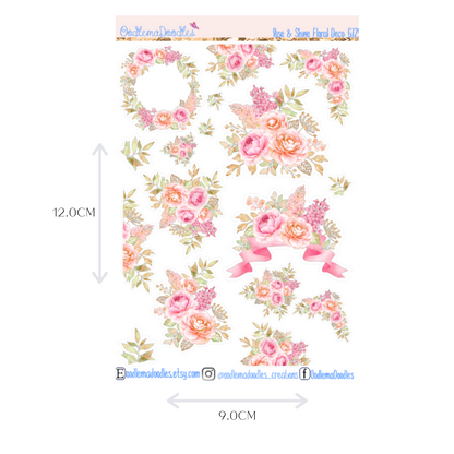 Rise & Shine Floral Decorative Stickers