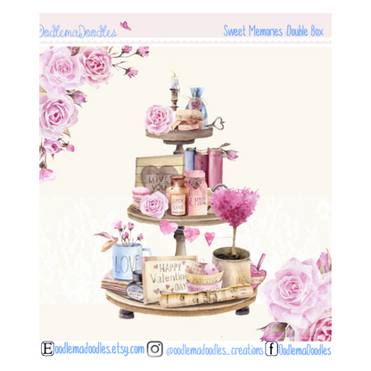 Sweet Memories Decorative Double Box Sticker