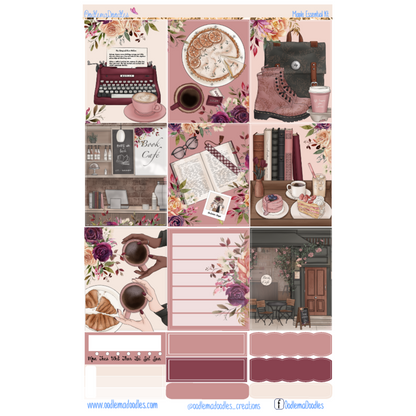 Maple Essential Planner Sticker Kit