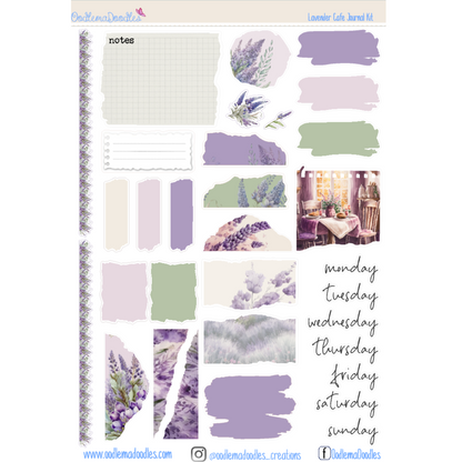 Lavender Cafe Journal Set