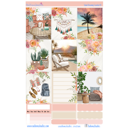 Island Dreaming Essential Planner Sticker Kit