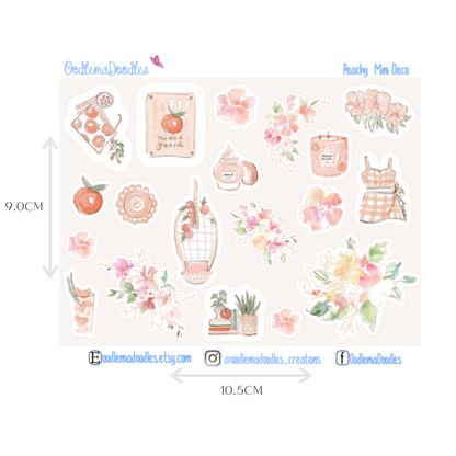 Peachy Decorative Stickers