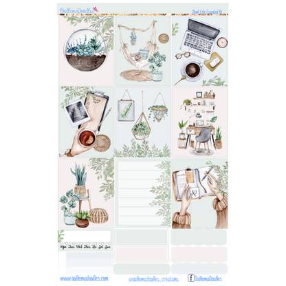 Plant Life Essential Planner Sticker Kit