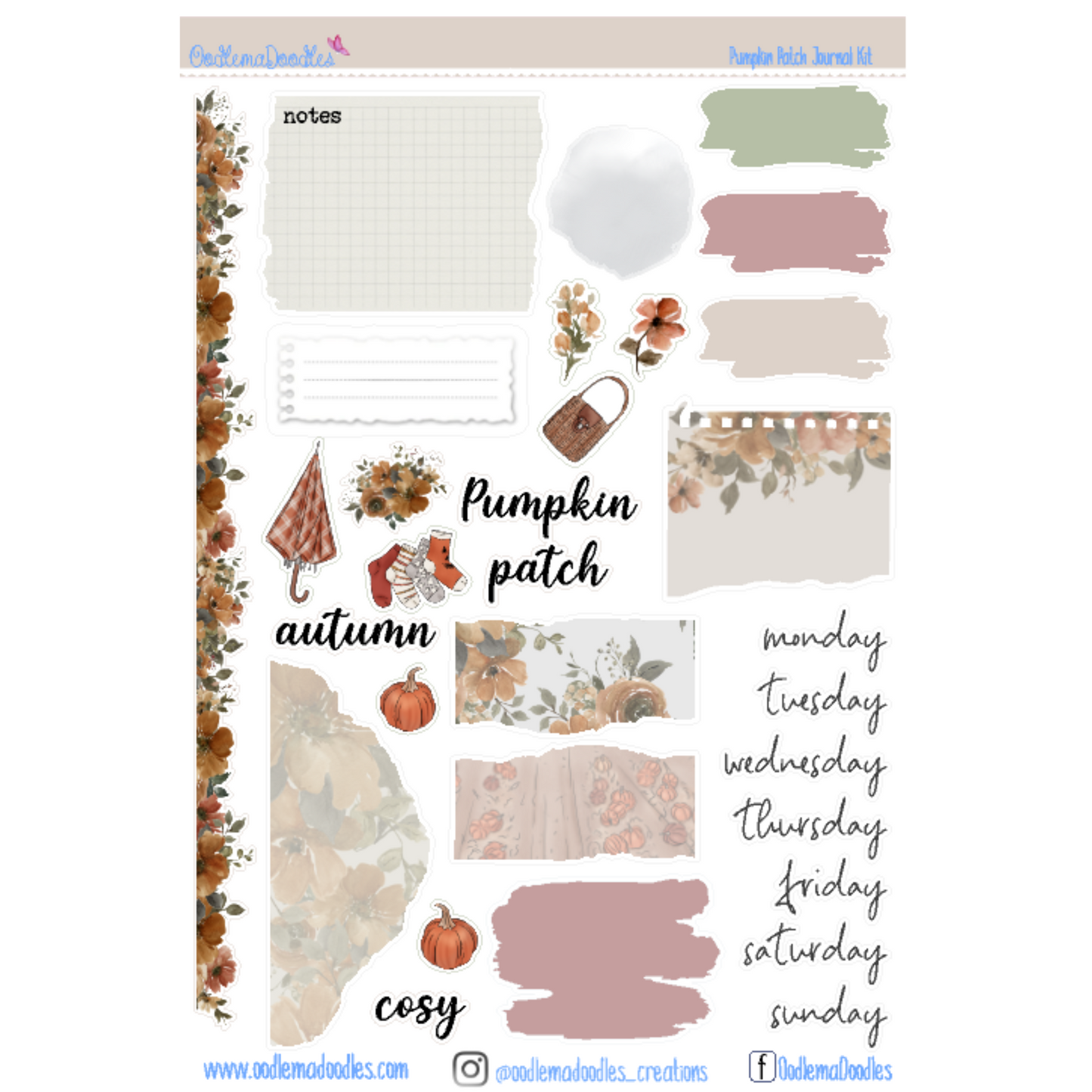 Pumpkin Patch Journal Set