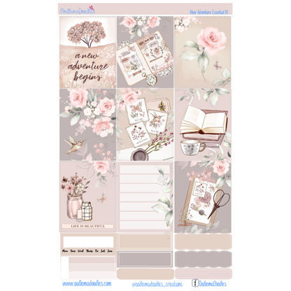 New Adventure Essential Planner Sticker Kit