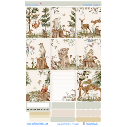 Dreamy Forest Essential Planner Sticker Kit