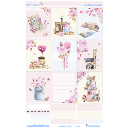 Sweet Memories Essential Planner Sticker Kit