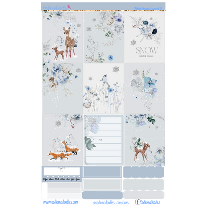 Winter Dreams Essential Planner Sticker Kit