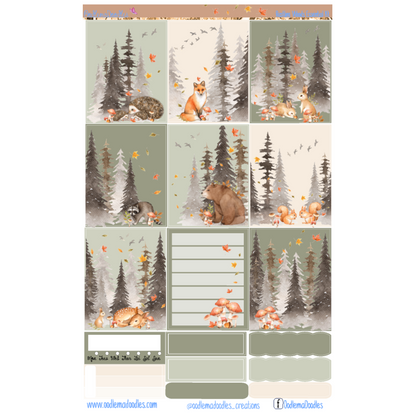 Rustling Woods Essential Planner Sticker Kit