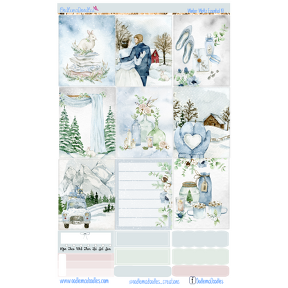 Winter Waltz Essential Planner Sticker Kit