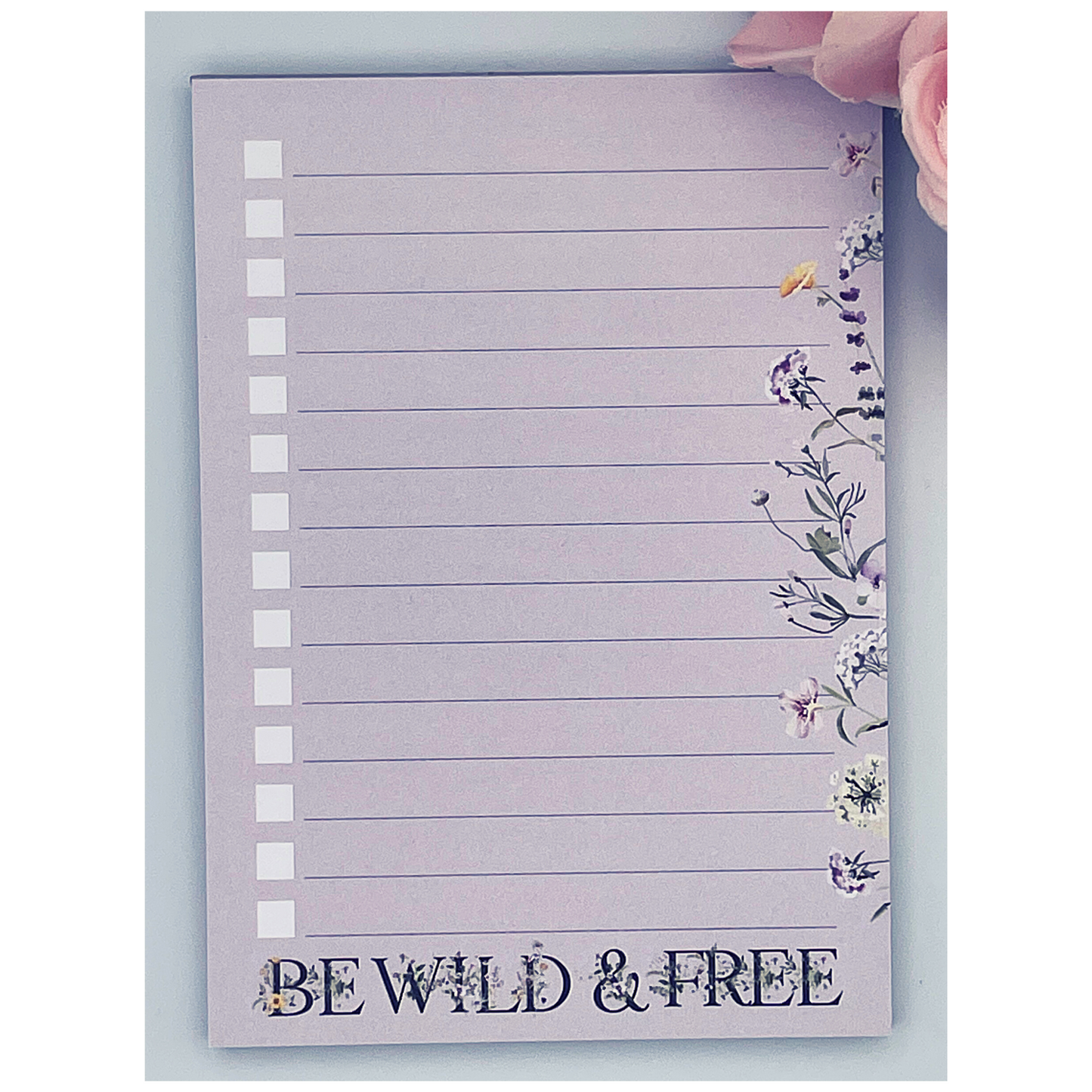 Wildflower A6 Notepad