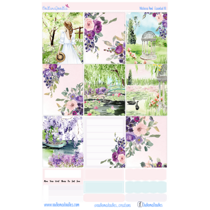 Wisteria Pond Essential Planner Sticker Kit