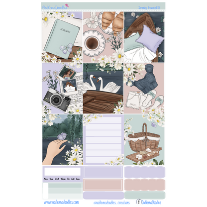 Serenity Essential Planner Sticker Kit