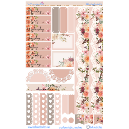 Fall Crafting Essential Planner Sticker Kit