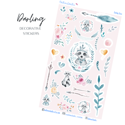 Darling Decorative Stickers - oodlemadoodles