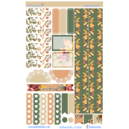 Autumn Air Essential Planner Sticker Kit