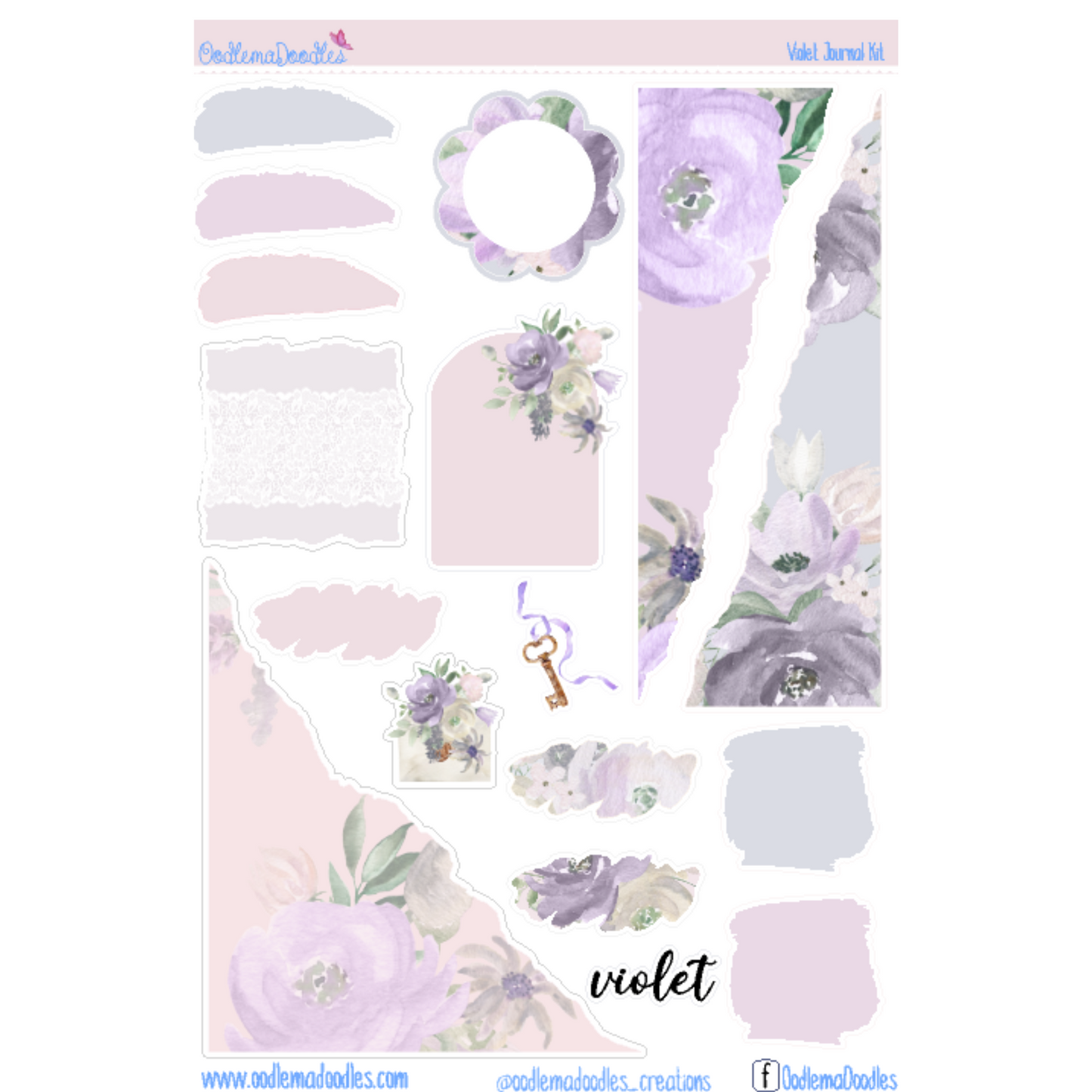 Violet Journal Set