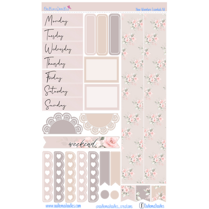 New Adventure Essential Planner Sticker Kit