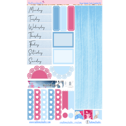 Ocean Splendor Essential Planner Sticker Kit