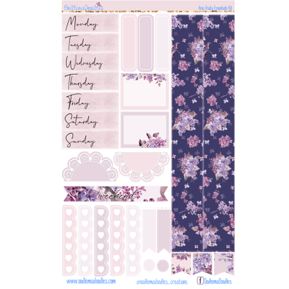 Aria Essential Planner Sticker Kit - oodlemadoodles