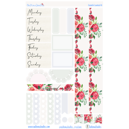 Elizabeth Essential Planner Sticker Kit - oodlemadoodles