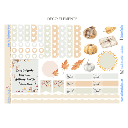 Autumn Bliss Vertical Weekly - oodlemadoodles