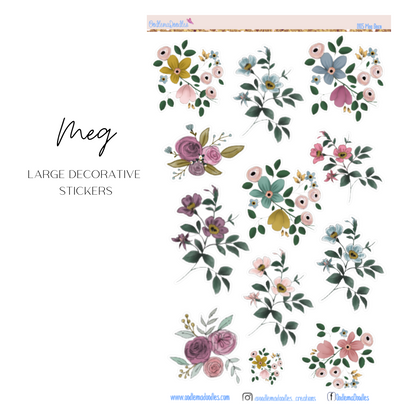 Meg Large Decorative Planner Stickers