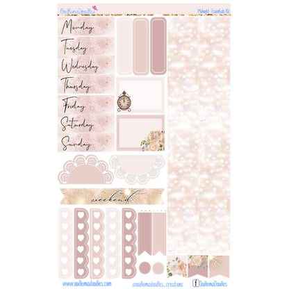 Midnight Essential Planner Sticker Kit