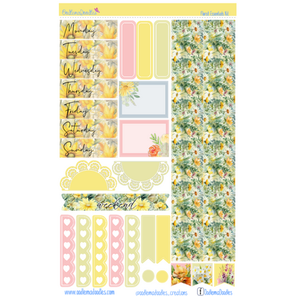 Florist Essential Planner Sticker Kit