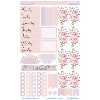 Weekend Essential Planner Sticker Kit