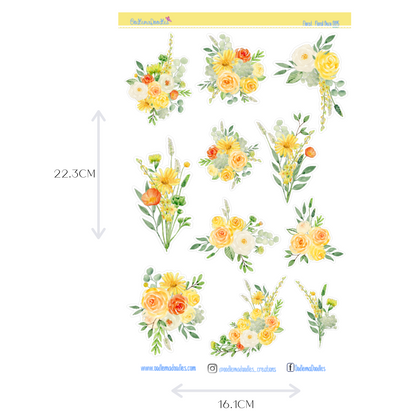 Florist Floral Decorative Stickers