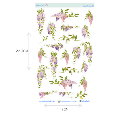 Viscount Flower Large Decorative Planner Stickers