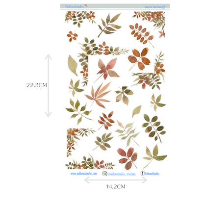 Campfire Flower Large Decorative Planner Stickers