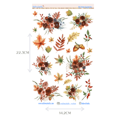 Autumns Queendom Large Decorative Stickers - oodlemadoodles