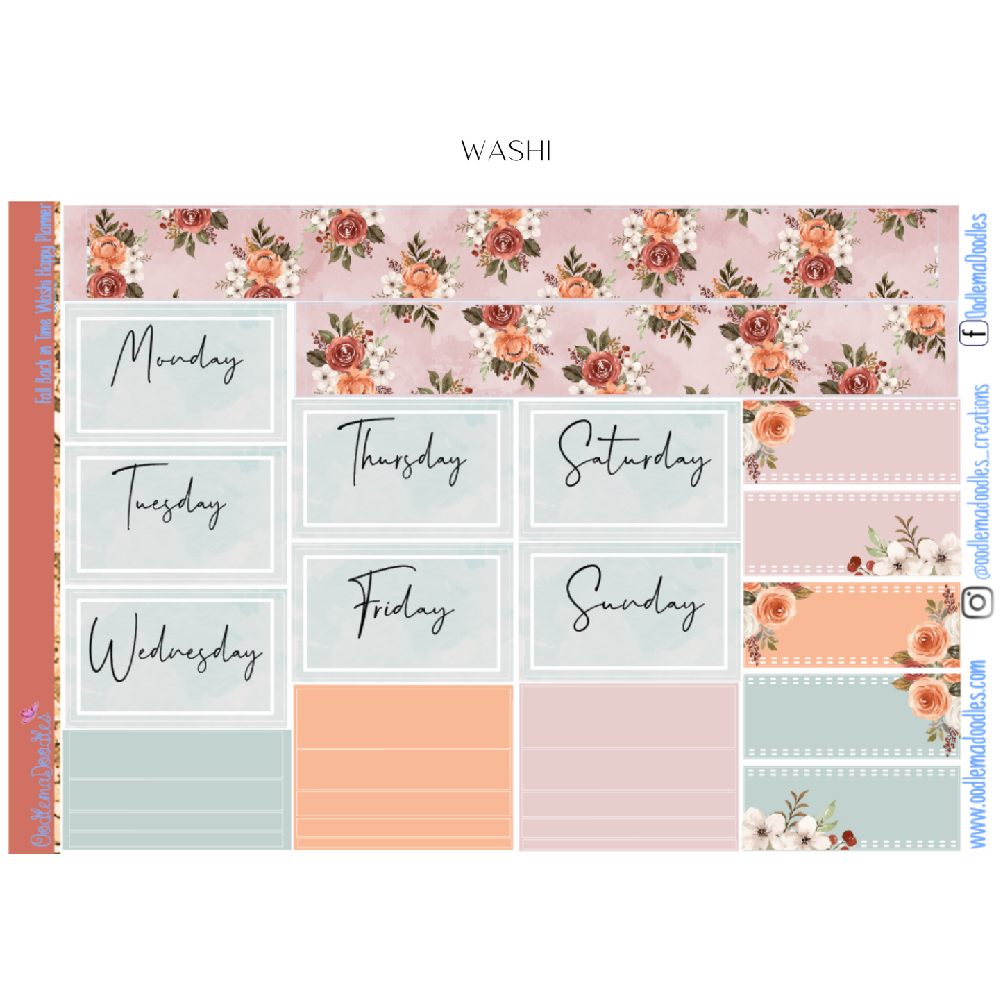 Fall Back in Time Happy Planner Classic