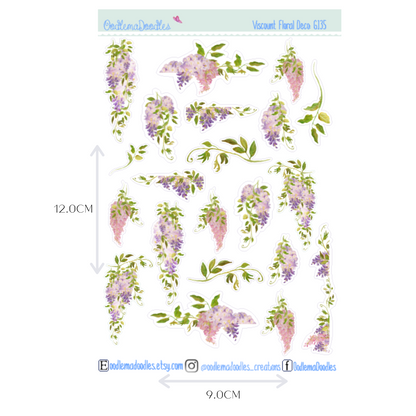 Viscount Floral Decorative Stickers