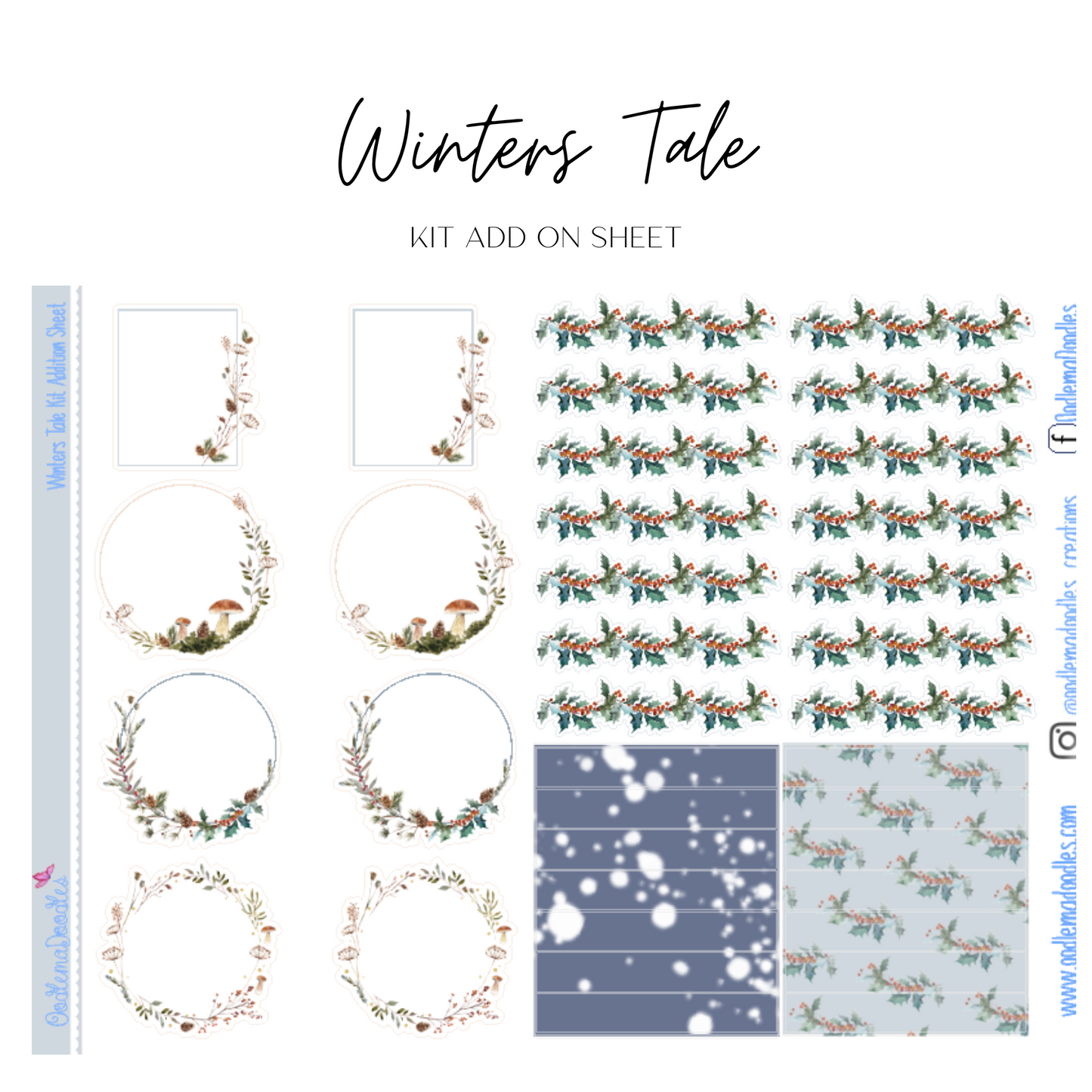 Winters Tale Addon & Extra Washi Options