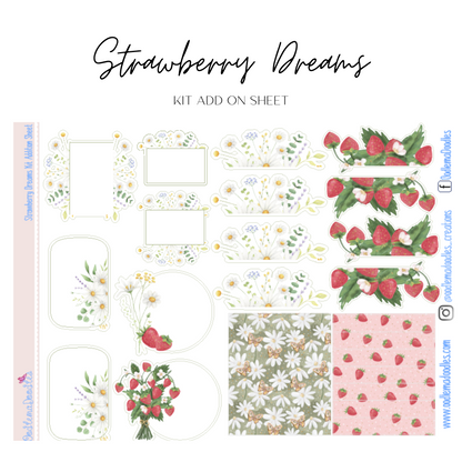 Strawberry Dreams Addon & Extra Washi Options