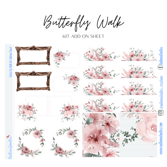 Butterfly Walk Addon Sheet - oodlemadoodles