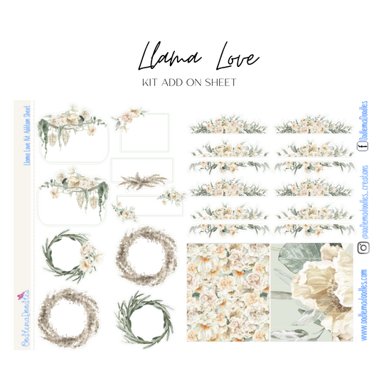 Llama Love Addon Sheet