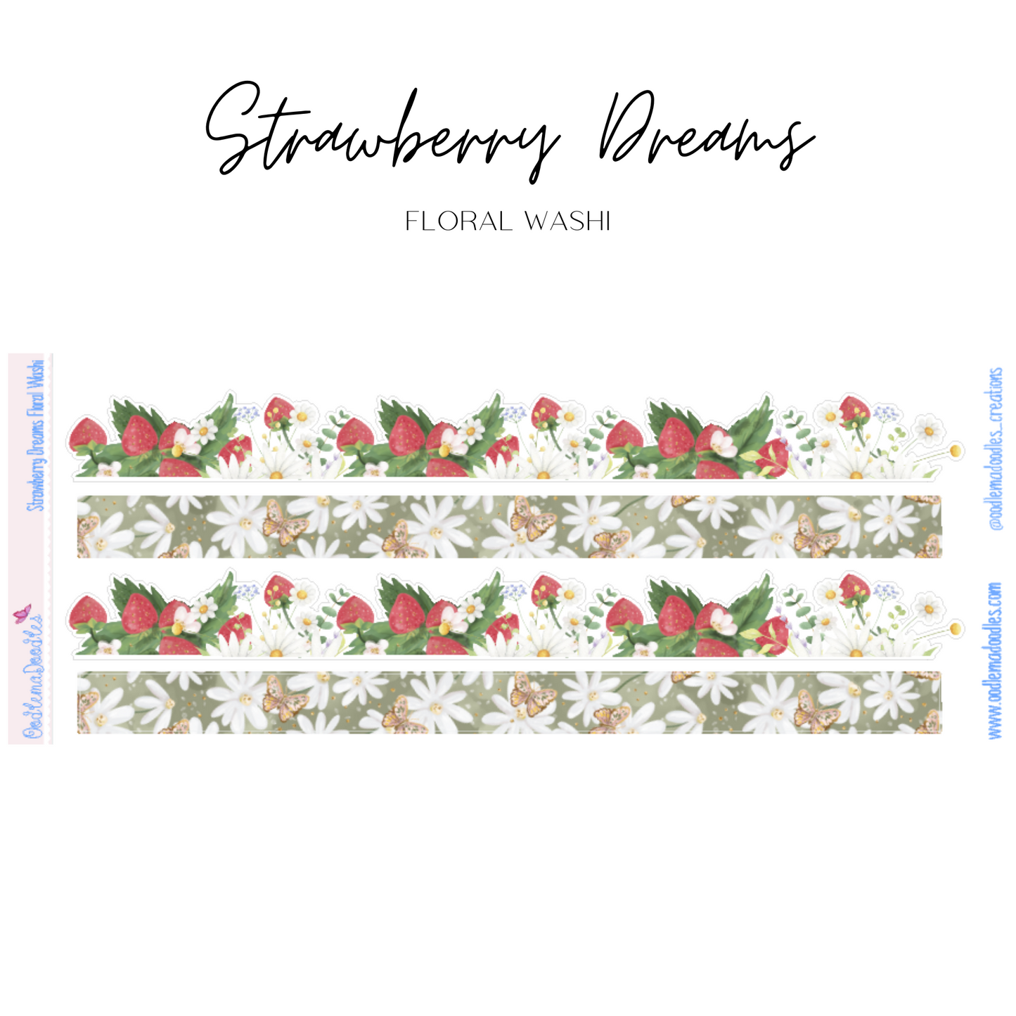 Strawberry Dreams Addon & Extra Washi Options