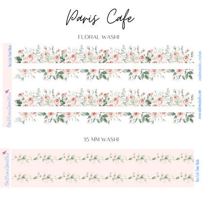 Paris Cafe Addon & Extra Washi Options