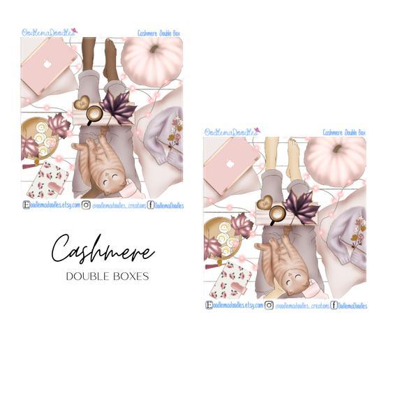 Cashmere Decorative Double Box Sticker - oodlemadoodles
