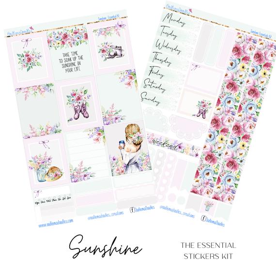 Sunshine Essential Planner Sticker Kit