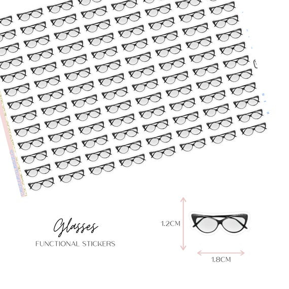 Glasses Functional Icons