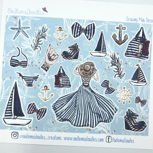 Cruising Mini Decorative Stickers - oodlemadoodles