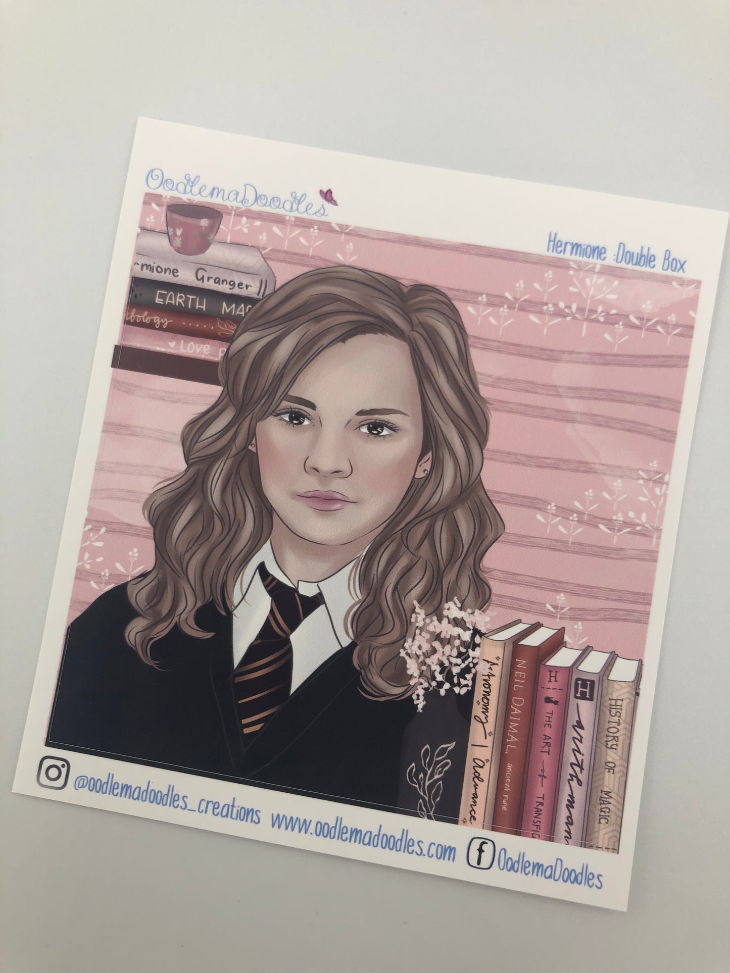 Hermione Decorative Double Box Sticker