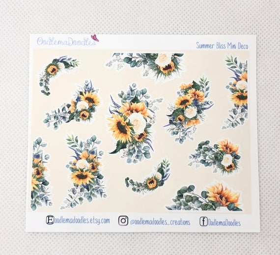Sunny Bliss - Decorative Stickers