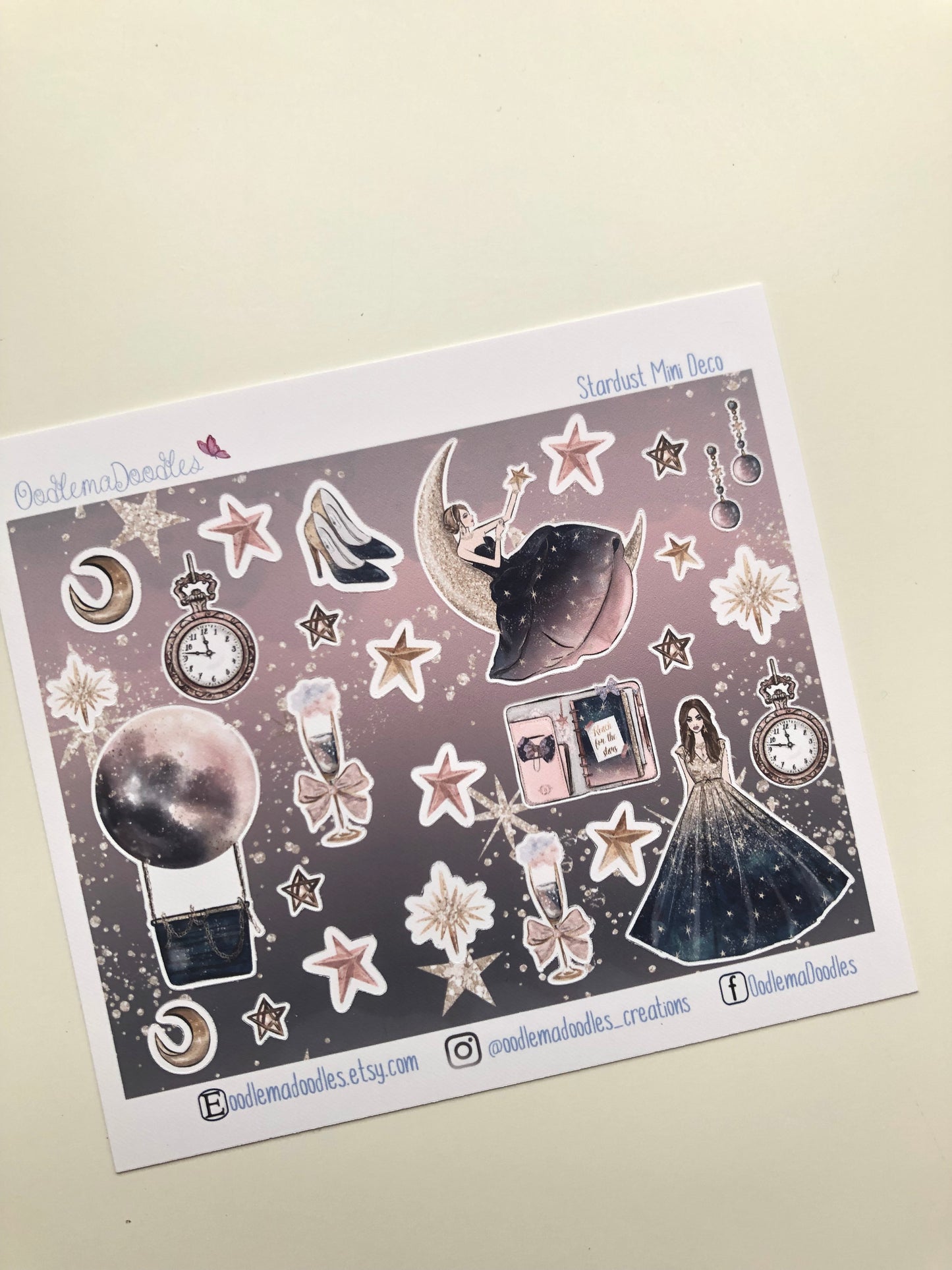 Stardust Mini Decorative Stickers