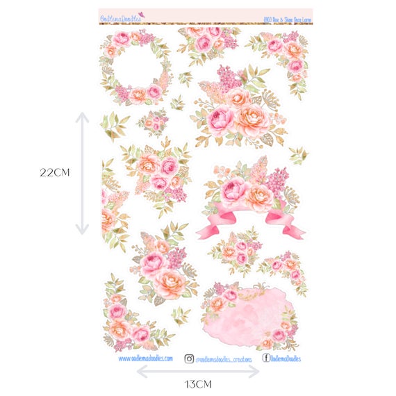 Rise & Shine Large Decorative Planner Stickers